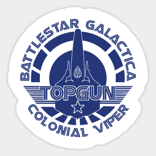 Battlestar Galactica Colonial Viper Topgun Sticker